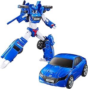New TOBOT, Smart TOBOT Y, Youngtoys Transforming Collectible Vehicle to Robot, Heroes Animation Character Toys for Kids 3 and up Transform Toys Cars, Medium Size 6-inch