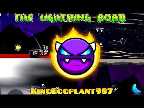 PLATFORMER DEMON | "The Lightning Road" by KingEggplant987 - Geometry Dash 2.2