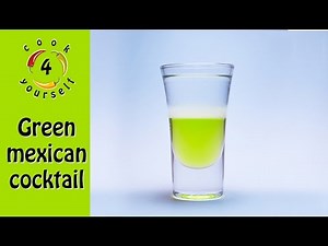 Easy recipe of Green Mexican alcoholic cocktail | Cook4yourself.com
