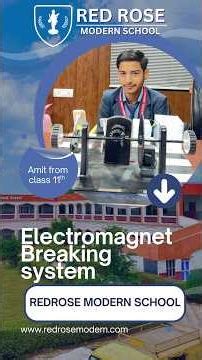 Electromagnet breaking system #school #schoollife #education
