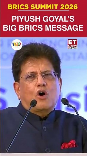 BRICS Summit 2026: Piyush Goyal Pushes For Open Markets, Faster Trade Clearances | Top News