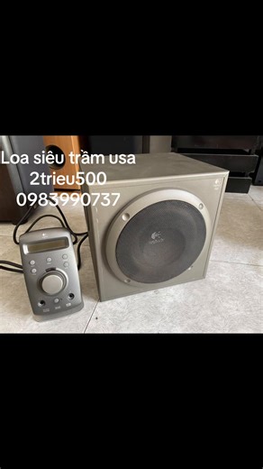 Hàng về usa Đây là loa siêu trầm Logitech Z-680. Bas 20 Điện 120v 180w Bass uy lực nghe cic chất Tích hợp bộ giải mã phần cứng Dolby Digital và DTS. Giá 2trieu500 Call 0983990737 Ship toàn quốc Vinh (hcm)