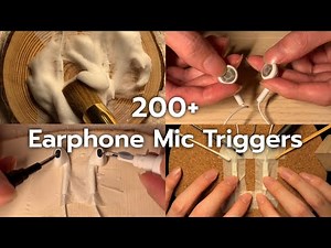 ASMR 200+ Triggers with Earphone Mic 🫠 Preview Collection (No Talking)