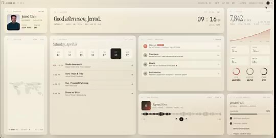 SOMEONE JUST BUILT A PERSONAL AI DASHBOARD WITH CLAUDE AND IT DOES NOT FEEL LIKE A TOOL.It feels like an operating system for their entire life.One screen.Their calendar. Their tasks. Their goals. Their content pipeline. Their finances. Their health metrics.All connected. All updated in real time. All queryable in plain English.Not ten apps talking past each other.One intelligent surface that knows everything and surfaces what matters.They described what they wanted to Claude Design.Claude built