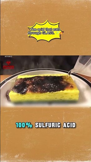 The acid that eats through GLASS. 🧪🔥 #Fluoroantimonic #Superacid #ScienceFacts #Chemistry