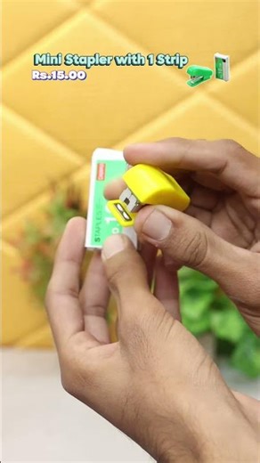 📎✨ Mini Stapler with Staples Set ✨📎💰 Price: ₹15.00🆔 SKU: 19232_mini_stapler_1_pin #deodap_assamese
