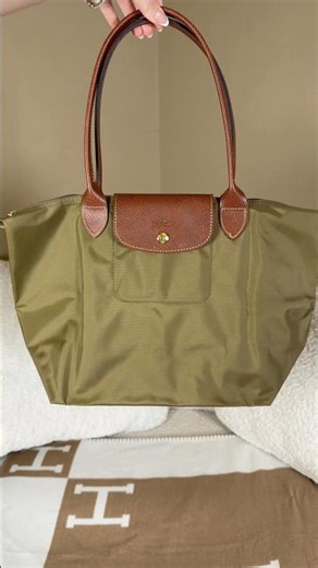 NEW Longchamp Le Pliage fall color 🍁💚 #longchamp #longchamplepliage