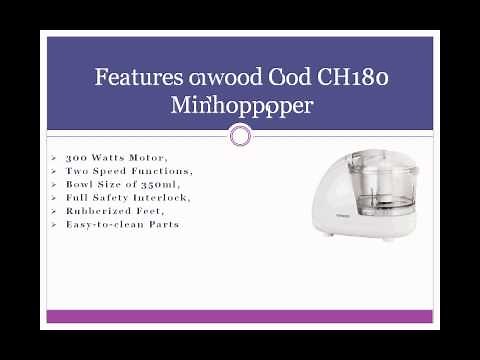 Kenwood CH180 Mini Chopper Review