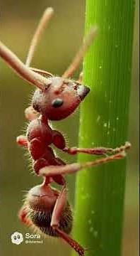 This fungus turns ants into zombies #ophiocordyceps