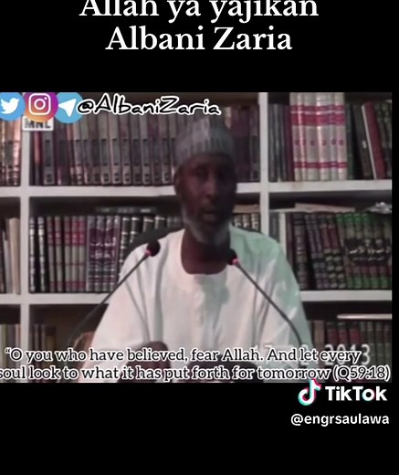 Engr Abdullahi (@engrsaulawa)’s videos with Afraid Humming - Nasheed
