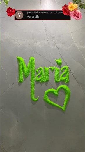 Maria ❣️ USA Trending Sand Name Art ✨#maria #usa