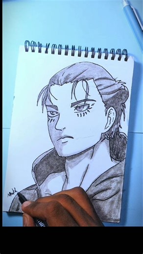 From hero to monster… Eren's transformation sketched #AttackOnTitan #AnimeArt #Sketch