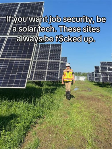 Solar tech job security: why every solar site has something broken