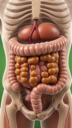 Digestive system mechanism 3d.. #anatomy #biology