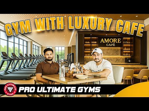 Luxury Gym With Cafetaria | Pro Ultimate Gyms - Wave Estate | Full Walkthrough