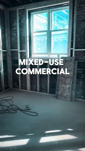 Renovation Progress of Mixed Use Loft Style Apt Framing