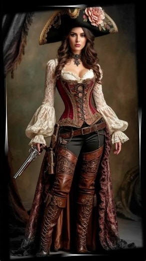 Enchanting Pirate Queen Costume Showcase