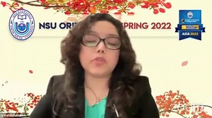 On the Virtual orientation Ceremony of Spring 2022 One of our alumni shared her NSU journey with the newly oriented students. Our Alumna: Dr. Fariah Mahzabeen Graduated from NSU with BSETE degree in 2009. Obtained MS and PhD from Stanford University, USA Now working as a tenure-tracked Assistant Professor at San Jose State University, USA (Note that San Jose is pronounced at San Hosey) She is also Co-Founder and COO of the Startup company - Tackle. Thanks and Gratitude, Ms. Mahzabeen for your ti