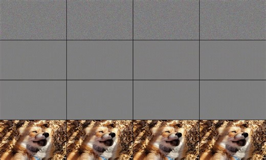 was debugging my x0 trainer using 1 image with lots of high frequency in it and got this interesting pattern.it seems to converge on high freq first before everything else.seems like x0 is doing frequency weighting implicitly based on your data distribution.