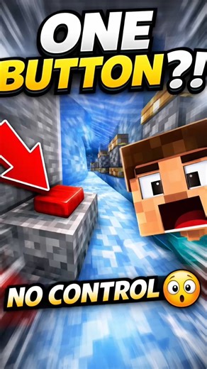 ONE Button = Instant Escape 😳 #minecraft #shorts