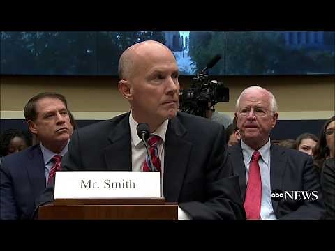Equifax ex-CEO testifies about data breach on Capitol Hill