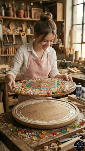 A Bakery Girl Turned Candy Into a Table 🍭
