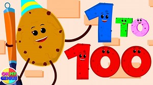 1 TO 100 Number Song - Educational Video for Toddlers