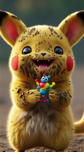 Pikachu Saves the Baby’s Favorite Toy 🥹⚡ #Pikachu #CuteMoments #BabyLove