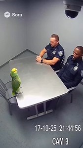 6.4K views · 55K reactions | Polly the police parrot! The funniest! 列 ❤️Grab the merch—20% of the profits → C.O.P.S. Foundation. Link in the comments! #ai #bodycam #funny #police #sora | Promptville PD | Facebook