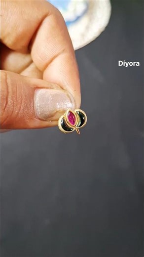 Diy nose pin 🌸 #nosepin #diy #trending #jewellery