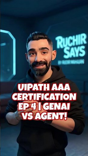 Generative AI vs Agentic AI Explained 🧠 | Critical Difference for UiPath Agentic Certification Exam
