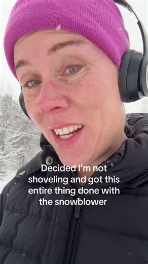 Taught myself how to start and operate the snow blower today. #snowstorm