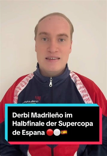 Derbi Madrileño im Halbfinale der Supercopa de España! 🏆🇪🇸 Heute gibt es einen Dual-Stream mit @𝗿𝗲𝗮𝗹_𝗻𝘂𝗻𝗲𝘀 ab 19:45 Uhr! 🔥 Was ist euer Tipp?! 🔴⚪️ #atleticomadrid #realmadrid #fussball #derby #supercopadeespana