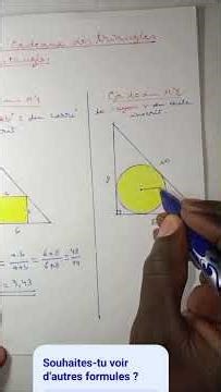 Hidden formula for right triangles #maths #olympiad #inscribed square #inscribed circle