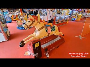 1970s Walmatich Coin Operated Horse Kiddie Ride - Far West