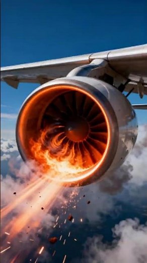 What happens inside a jet engine during flight? 😨✈️🔥