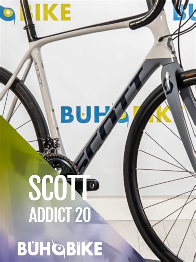 Esa sensación de libertad cuando el asfalto se abre ante ti y solo escuchas el rodar de tus cubiertas... ¡es adictiva! 🚴💨 La Scott Addict 20 es la compañera ideal para quienes buscan devorar kilómetros con una agilidad pasmosa y una comodidad de largo recorrido. Olvídate de las vibraciones incómodas; esta máquina está diseñada para que cada ascenso sea un placer y cada descenso una dosis de pura adrenalina. Ligera, reactiva y con la fiabilidad que solo una marca como Scott puede ofrecerte, est