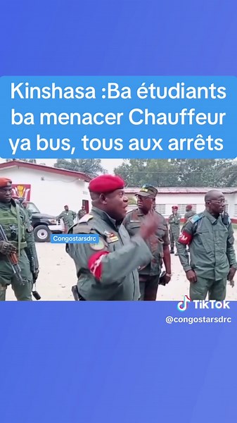 Kinshasa : Étudiants menacent un chauffeur de bus
