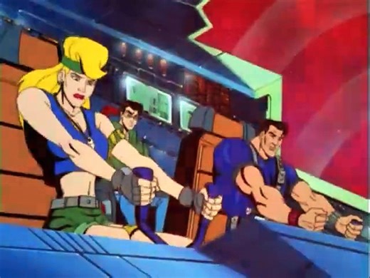 Action Man ('95) #05  Ancient History, cartoon is based on the Hasbro toy line