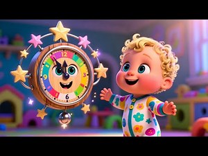Learning Time Clock With Baby 🕒⏰ Fun Clock Song | Learn Time for Kids