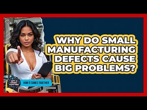 Why Do Small Manufacturing Defects Cause Big Problems? - How It Comes Together