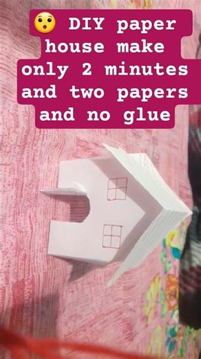 #😲 make DIY paper house only 2 minutes🏠#