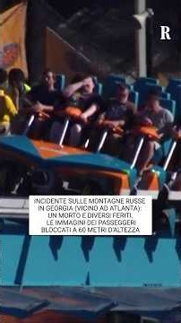 Usa, tragedia sulle montagne russe in Georgia: morto un passeggero, diversi feriti