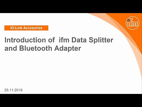 How to: Digital retrofit and visualization with the IO-Link data splitter and Bluetooth Adapter