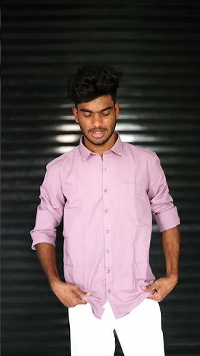 Men’s Full Sleeve Cotton Casual Shirt | Trendy Plain Slim Fit Shirt for Men