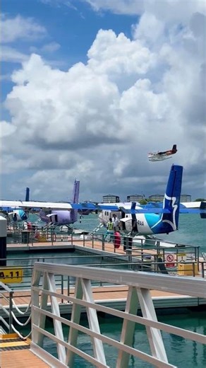 What a Beautiful Screen in the Maldives #TransMaldivianAirways #Twinotter