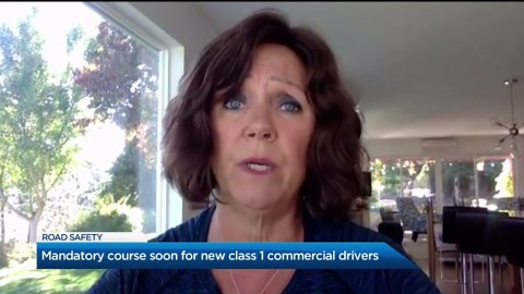 Mandatory course for B.C. Class 1 commercial driver’s licence to improve road safety