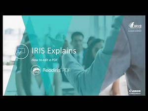 Readiris PDF - How to edit PDF