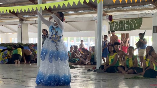 😊😊😊Cultural exchange between China and Kiribati on the Culture Day at KGV&EBS. The Chinese dance with the song is called Molihua. Enjoy this performance.🤩🤩🤩 | Chinese Education Team in Kiribati