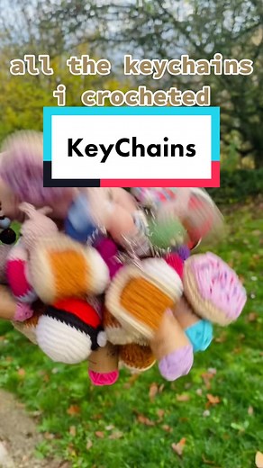 Cute and Simple Crochet Keychains - Matching Ideas